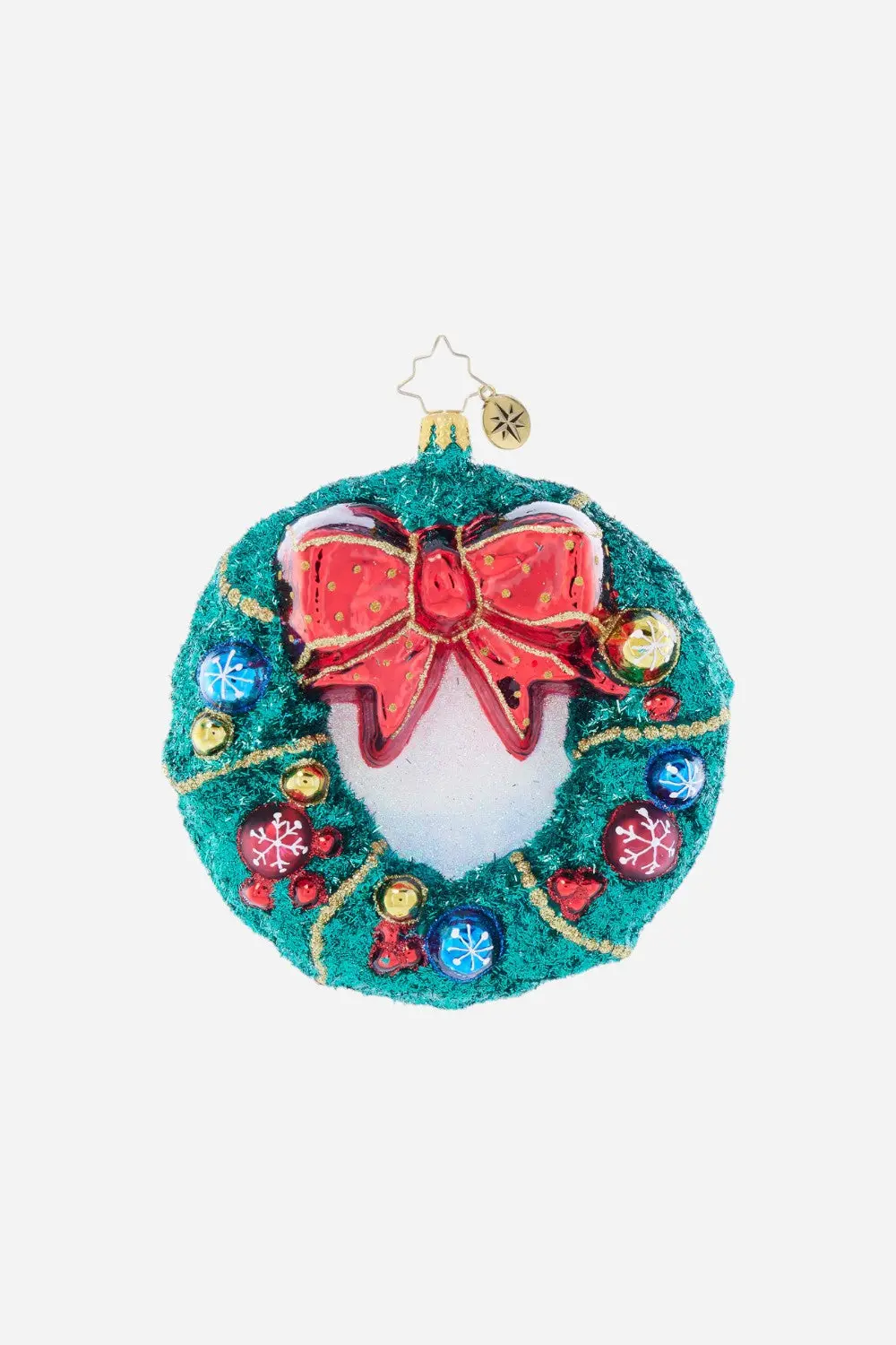 Christopher Radko Enchanted Evergreen Wreath Ornament 1