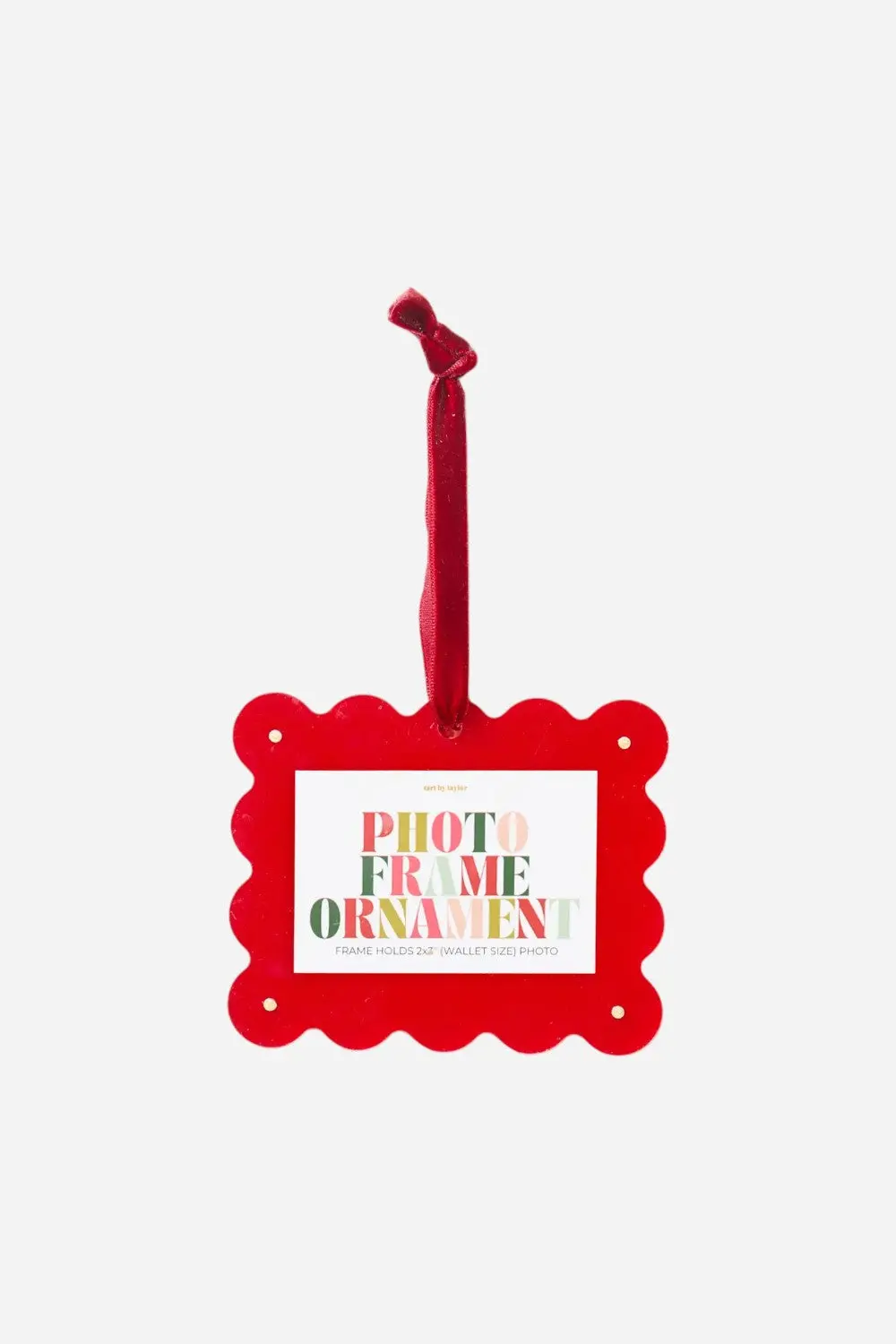 Tart By Taylor Red Mini Frame Ornament 1