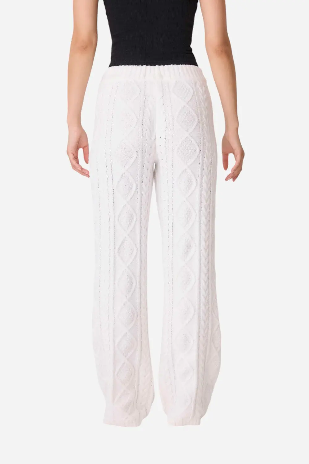 Pj Salvage Pant Cable Crew Ivory 3