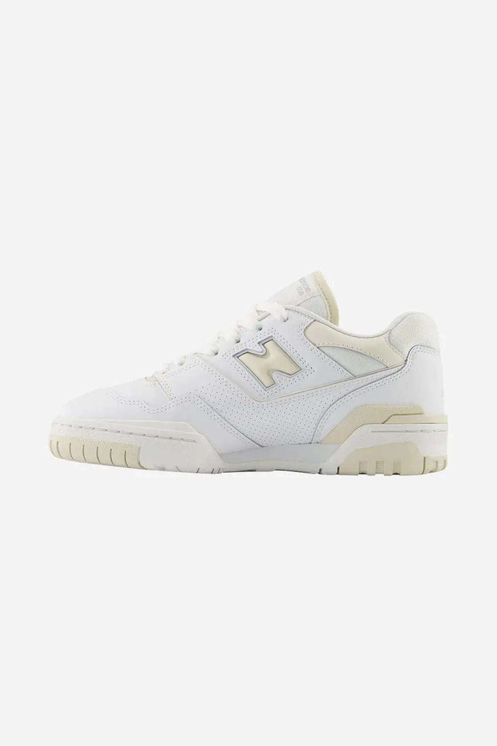 Women's New Balance 550 In White & Beige 3