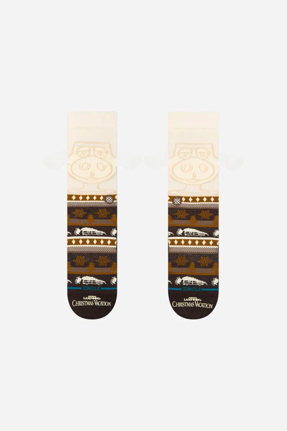 Stance X Christmas Vacation Have Some Eggnog Crew Socks 2