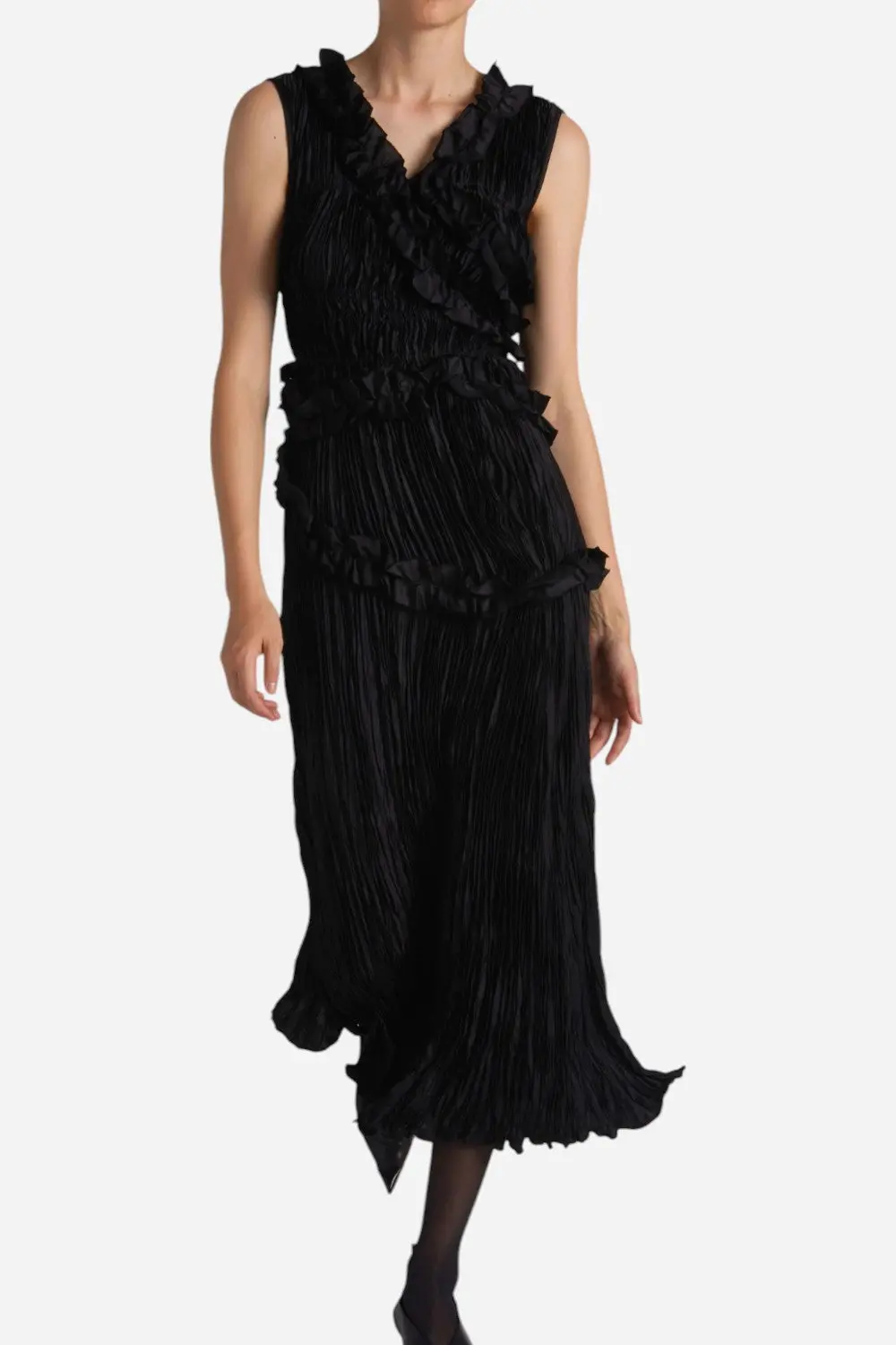 Saint Art Willa Maxi Dress In Black 1