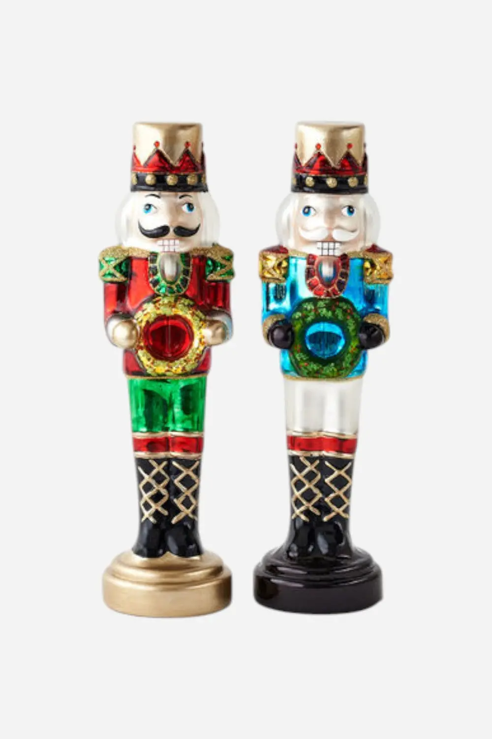 Glass Nutcracker Figure 13" 1