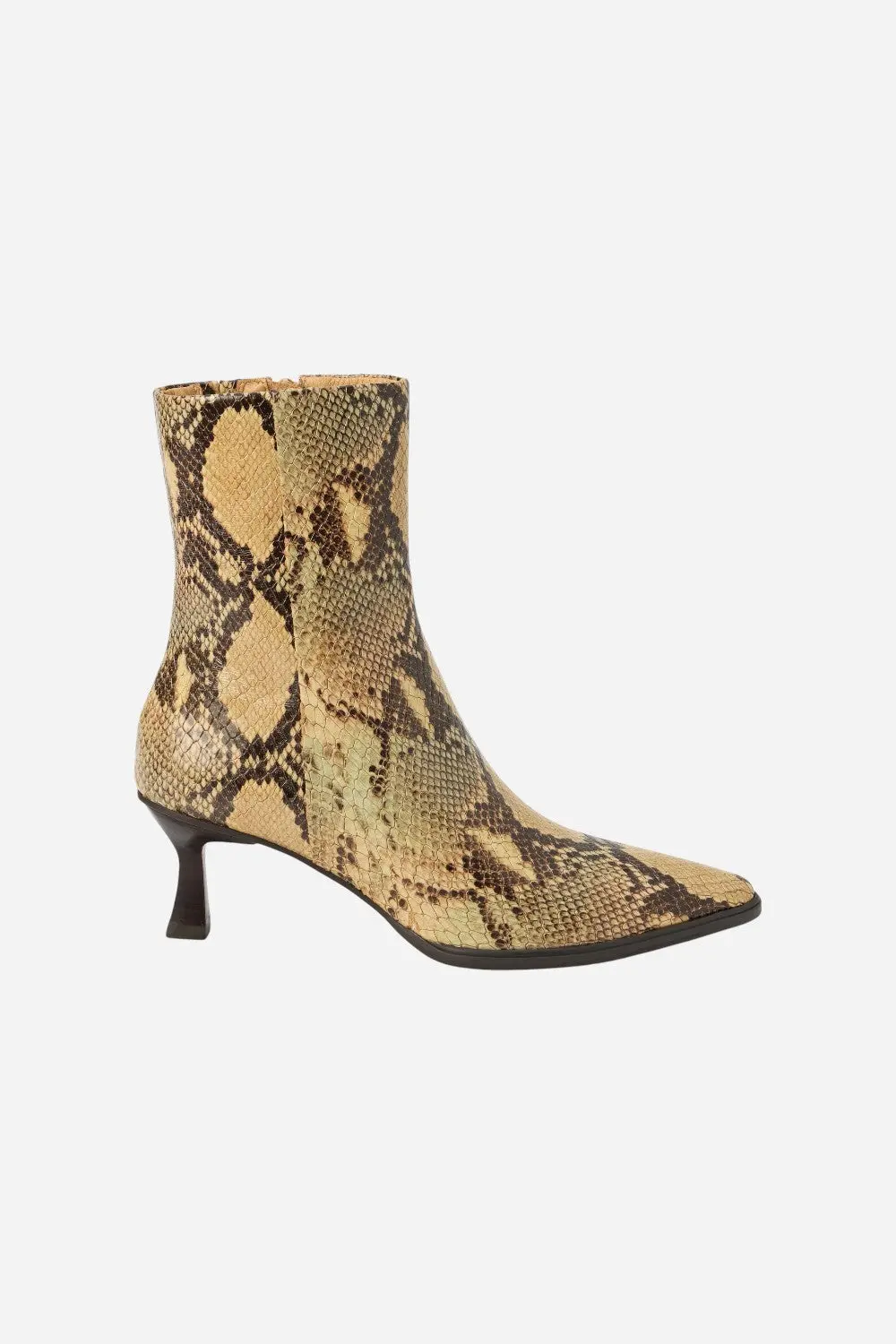 Matisse Gabbie Ankle Boot In Tan Snake 1