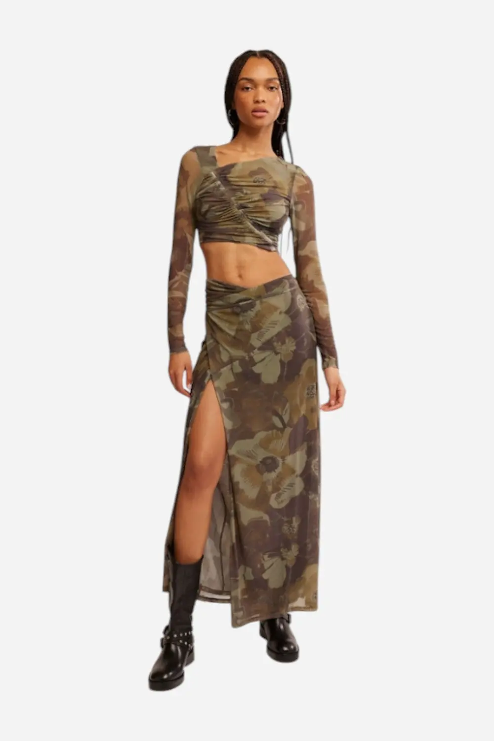 Free People Supernova Set In Army Combo 1