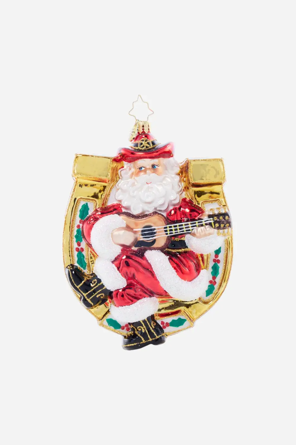 Christopher Radko Santa's Lucky Tune Ornament 1