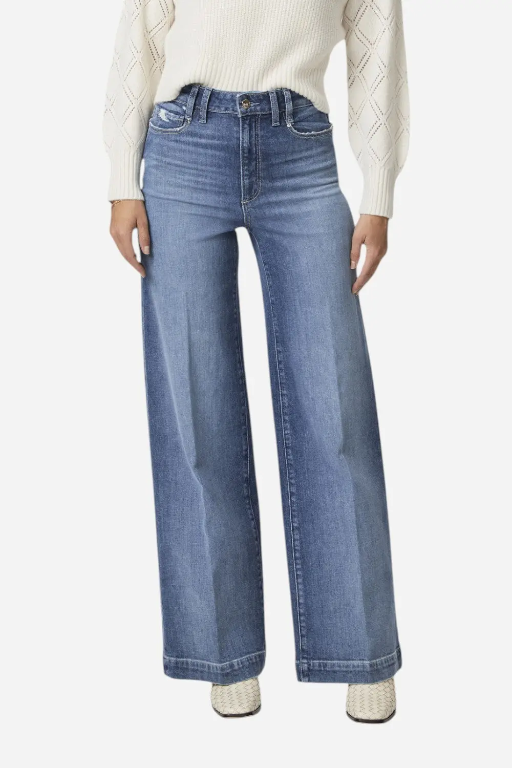 Paige Harper 30" Wide Leg In Timbre 1