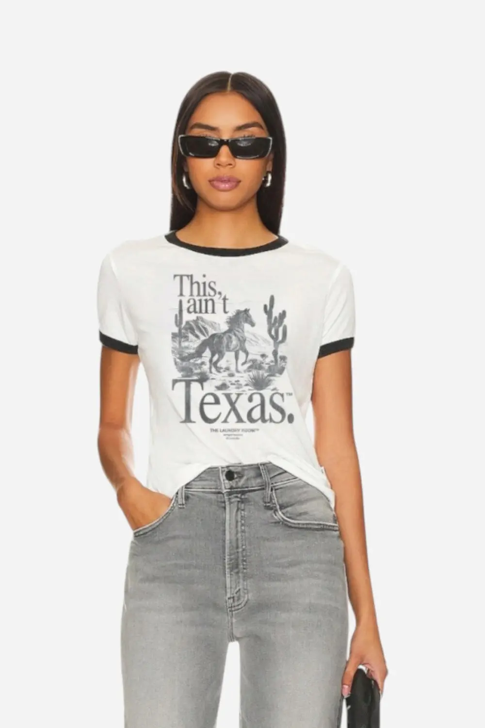 Laundry Room This Ain't Texas Stallion - Perfect Ringer Tee 1