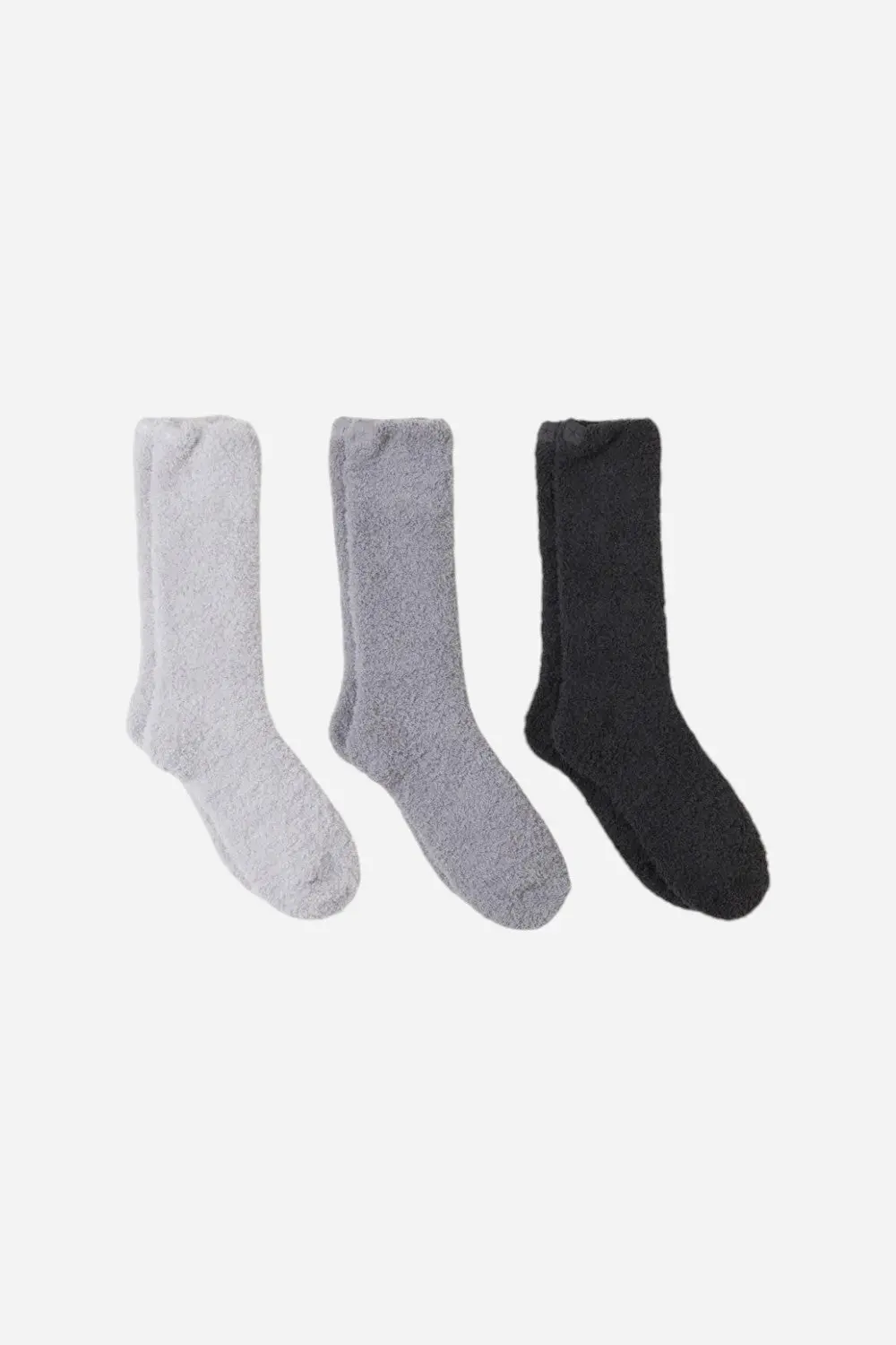 Barefoot Dreams Cozychic 3 Pair Sock Set Carbon Multi 1