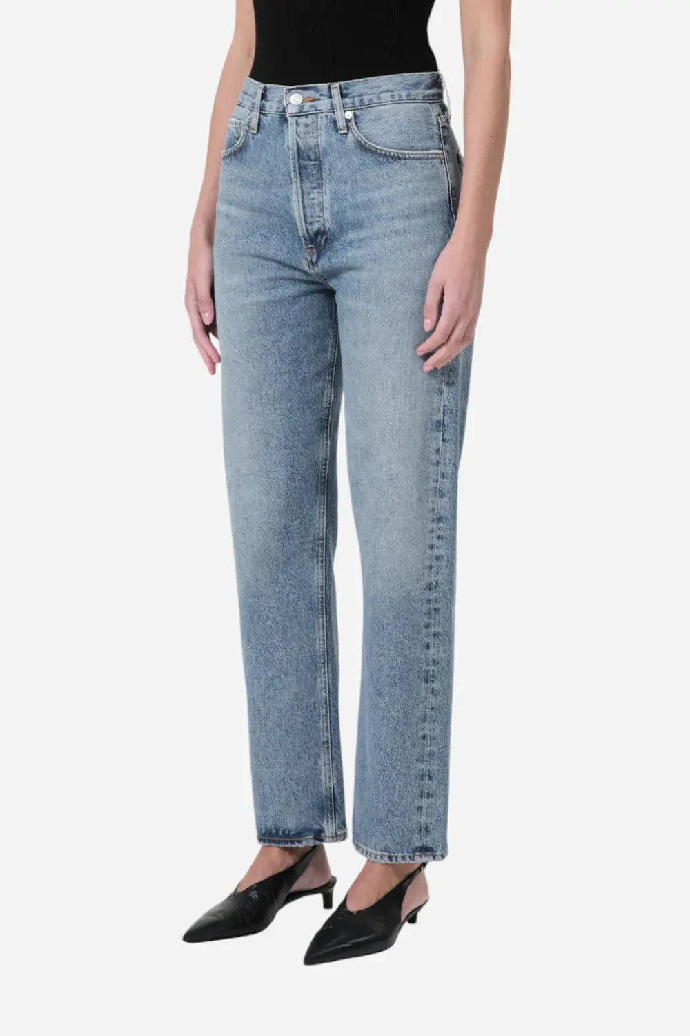 Agolde 90'S Pinch Waist In Navigate 2