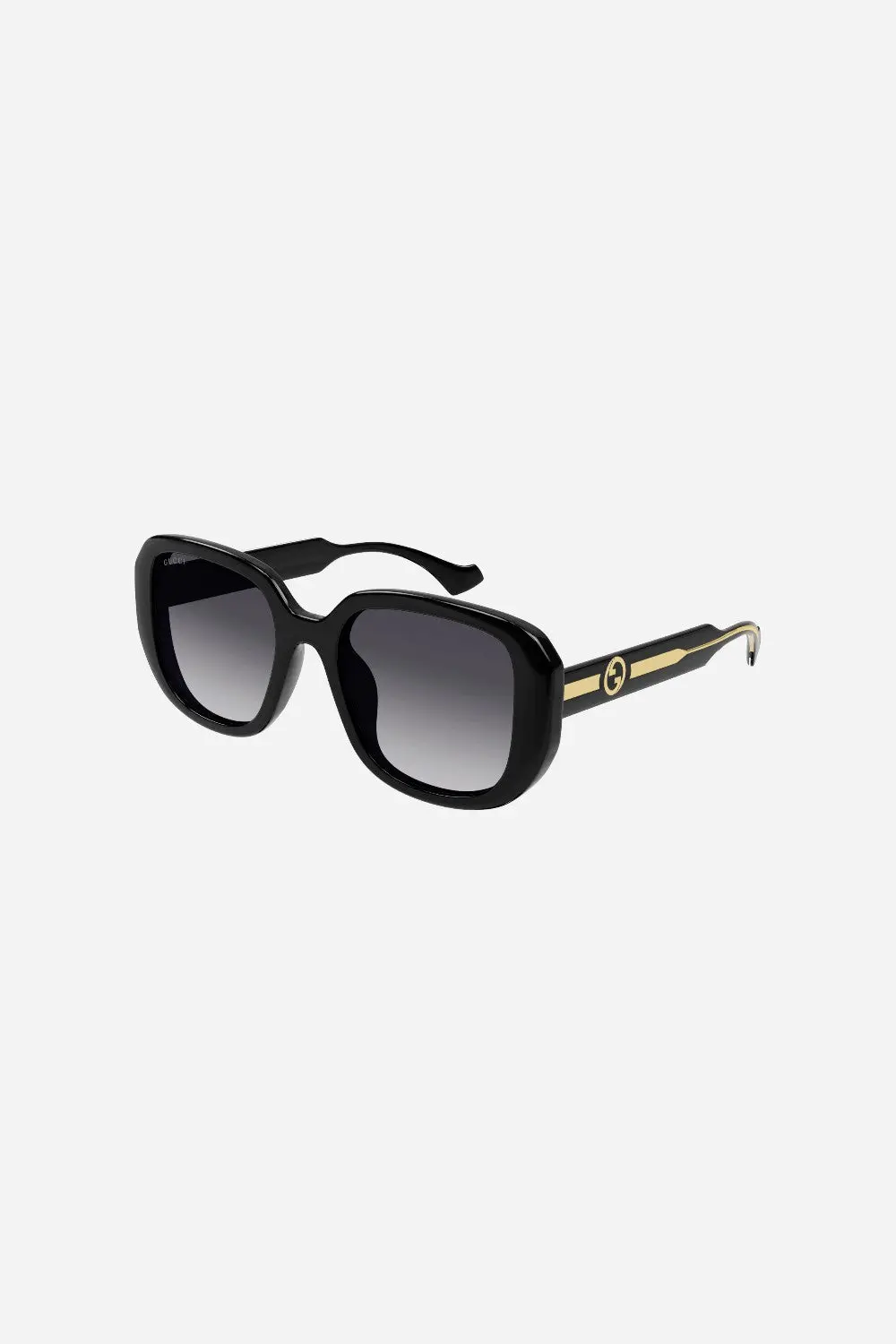 Gucci Black/Crystal Round Sunglasses - Gg1557sk-001 54 1