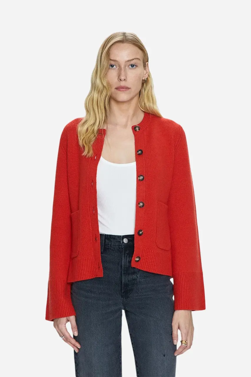Pistola Dani Cardigan In Rouge 2