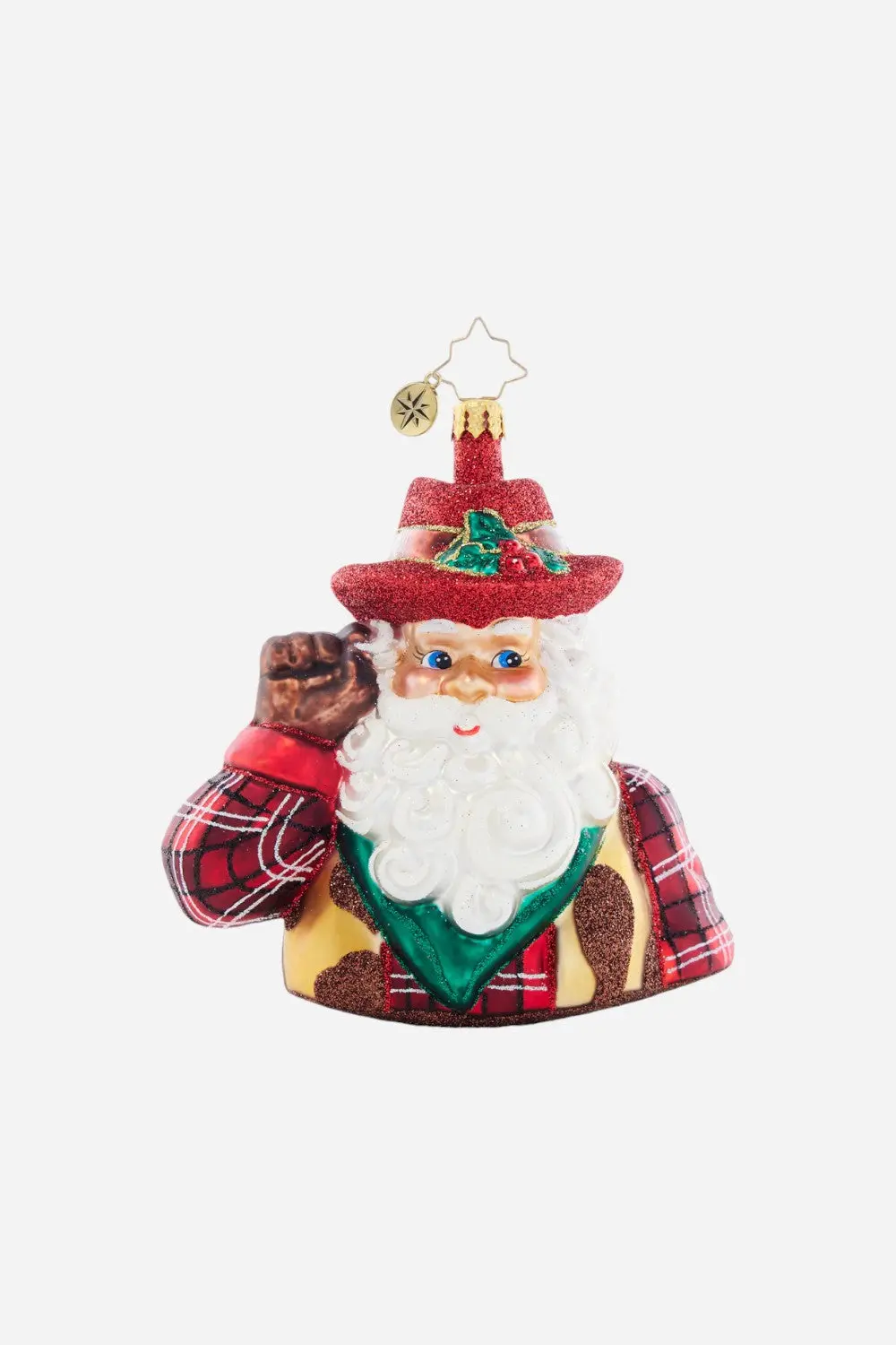 Christopher Radko Western Holiday Salute Ornament 1