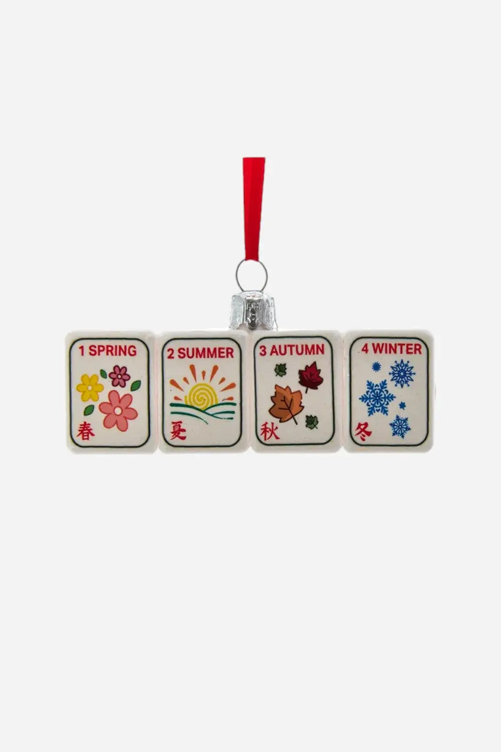 Glass Mahjong Ornament 1