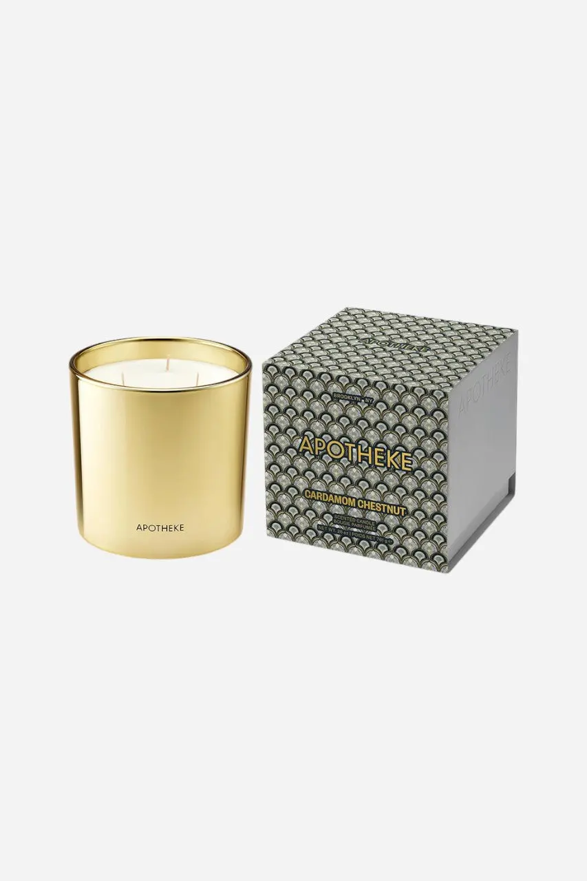 Apotheke Cardamom Chestnut 3-Wick Candle 1