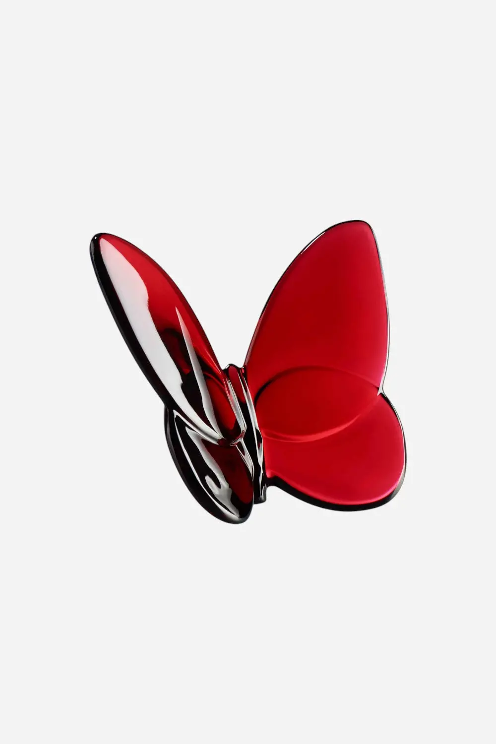 Baccarat Papillon Lucky Butterfly In Red 1