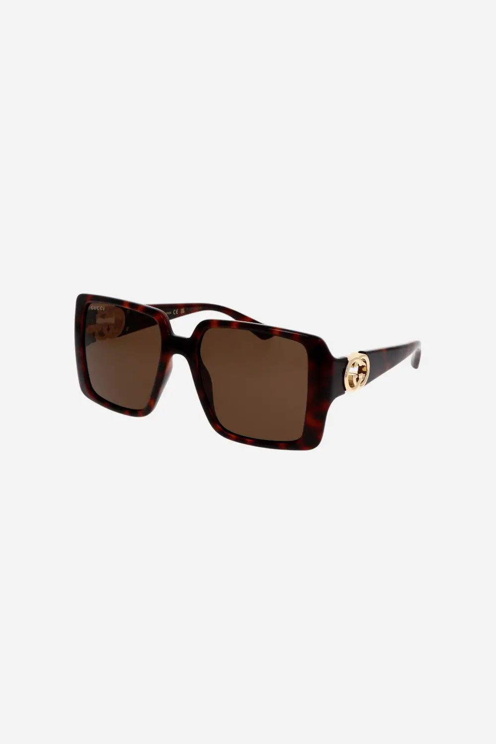 Gucci Brown/Havana Square Sunglasses - Gg1692s-002 54 1