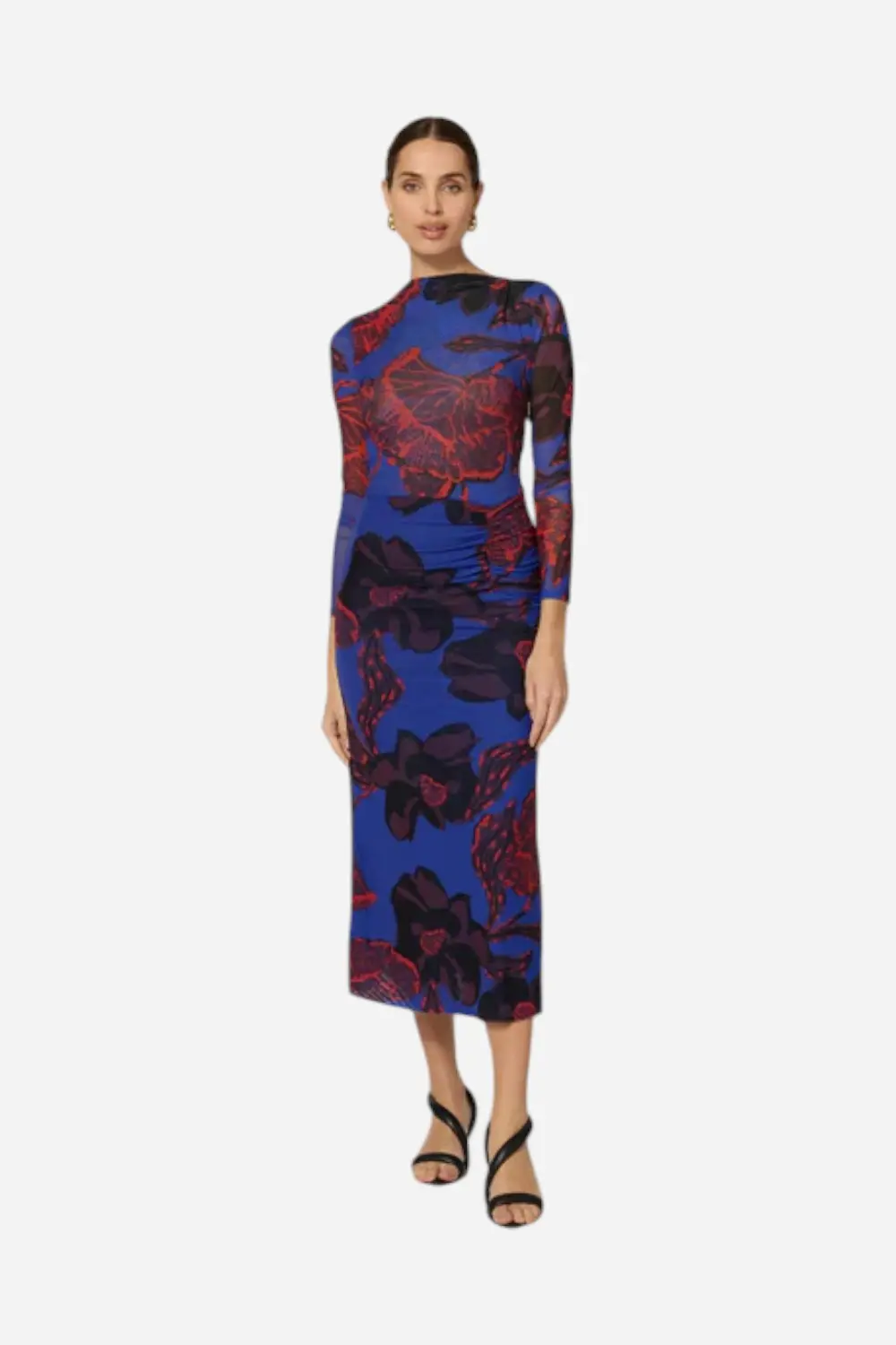Cleobella Katya Ankle Dress In La Rouge 1