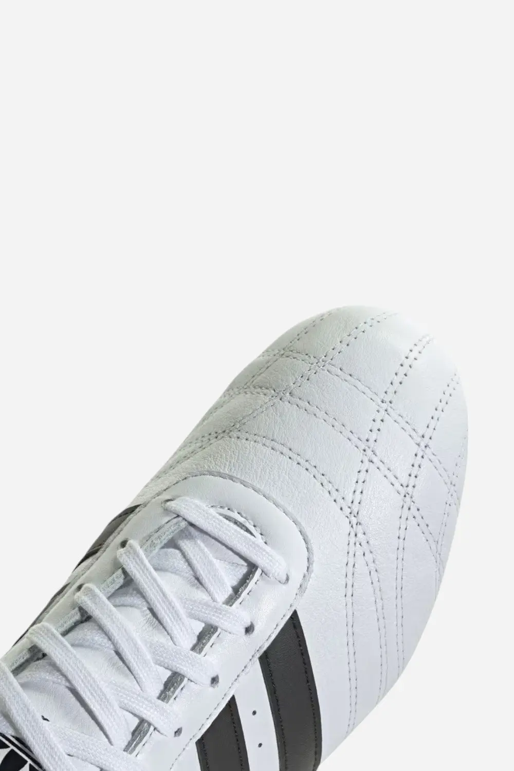 Adidas Taekwondo Lace Shoes In White, Black & Gum 8