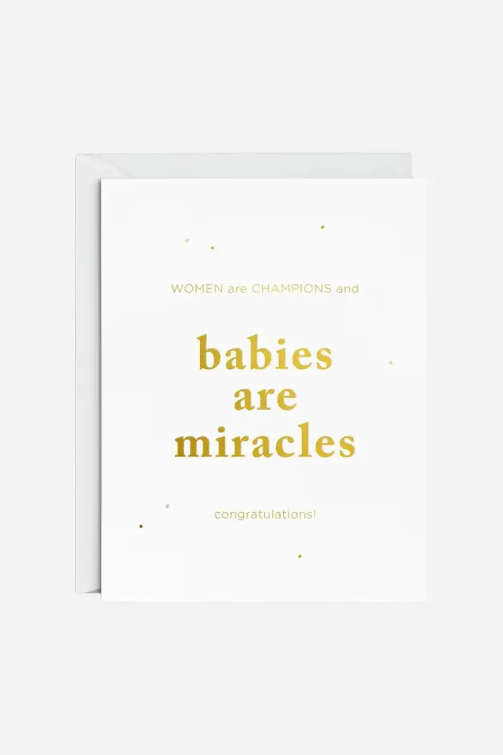 Babies Are Miracles Greeting Card 1