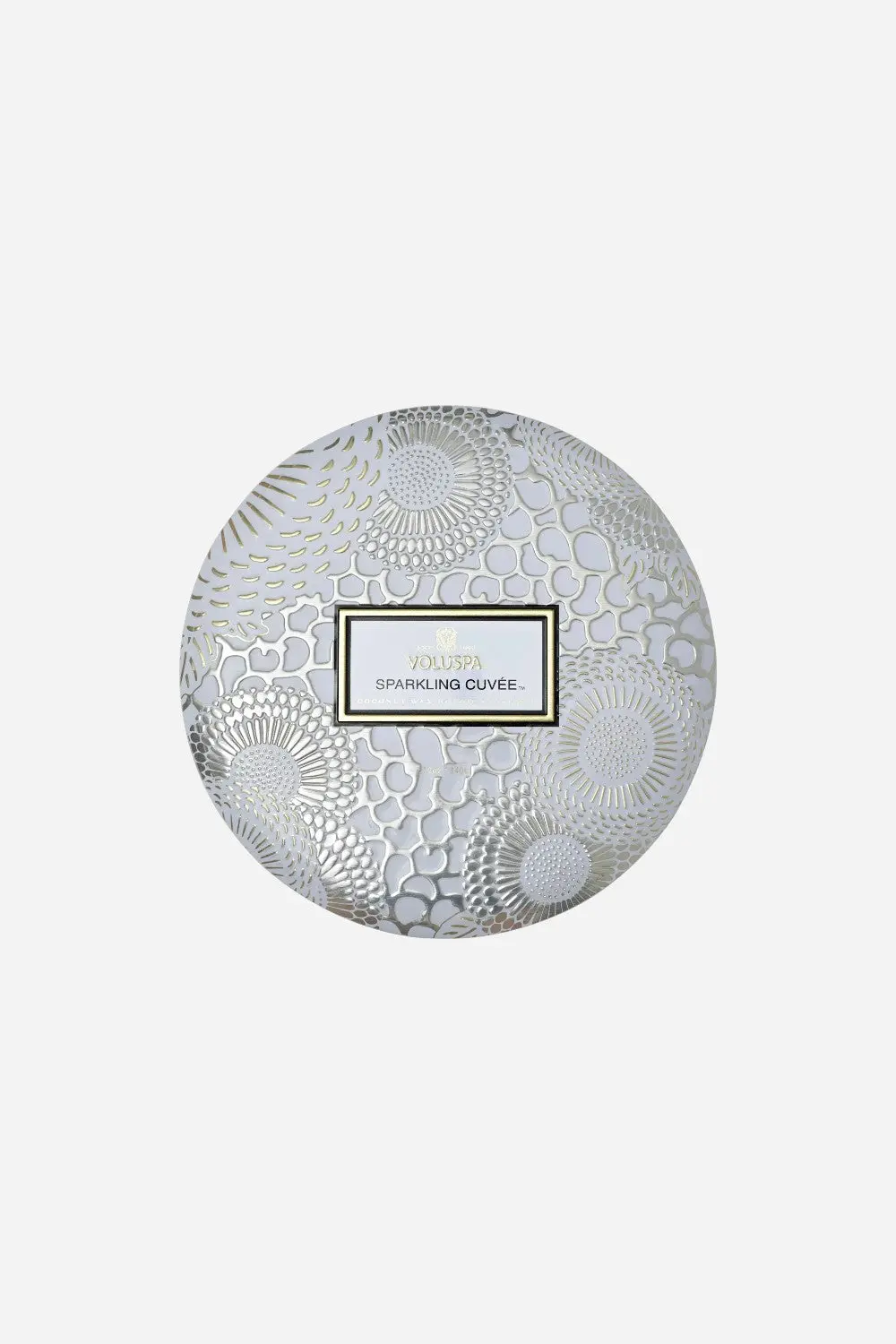 Voluspa Sparkling Cuvée 3 Wick Tin Candle 1