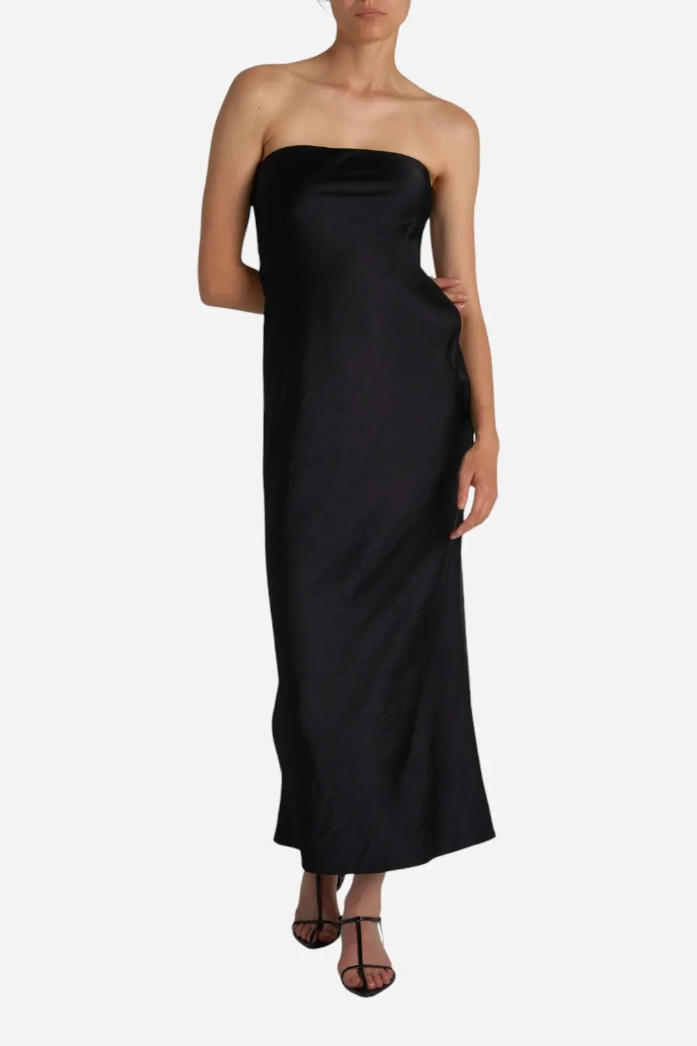 Saint Art Chase Strapless Dress Black 1