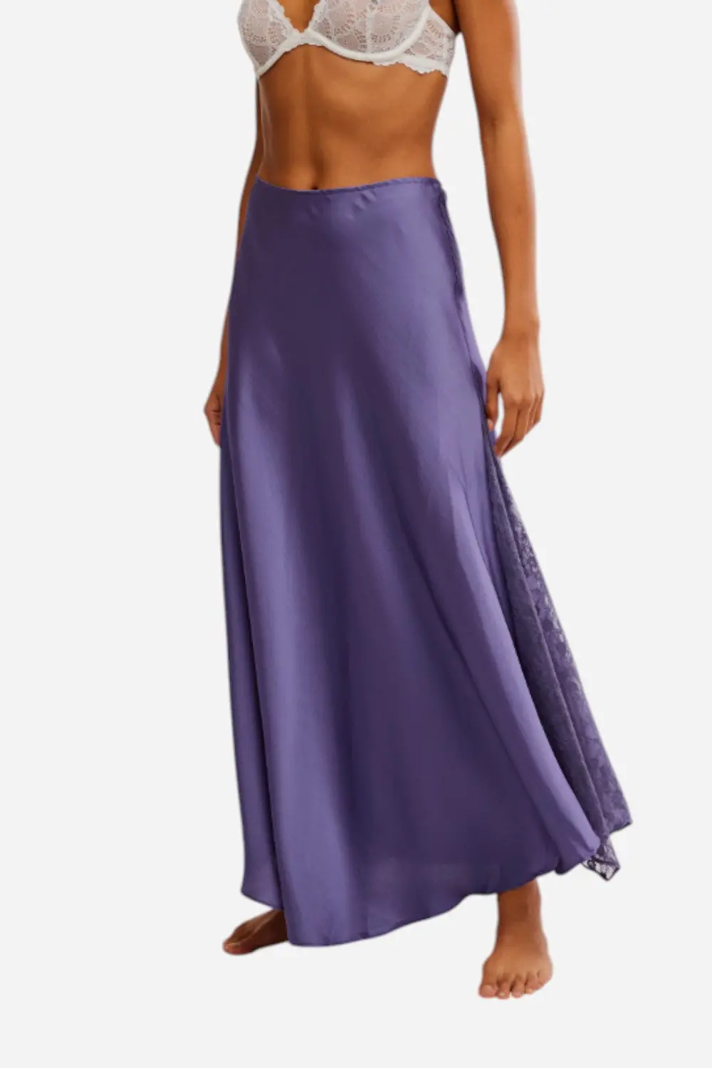 Free People Make You Mine Half Slip In Heron 1