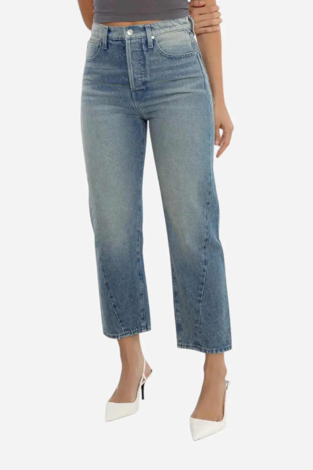 Rudes Denim The Gail Mini Barrel In Cove Blue 1