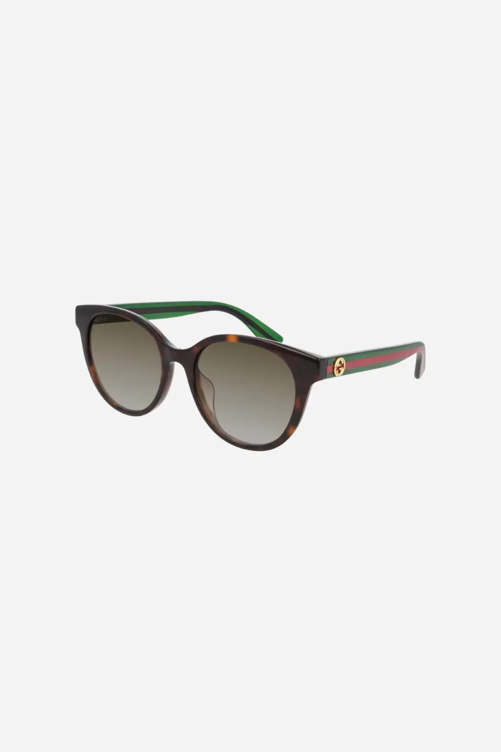 Gucci Havana/Green Cat Eye Sunglasses - Gg0702skn-003 54 1