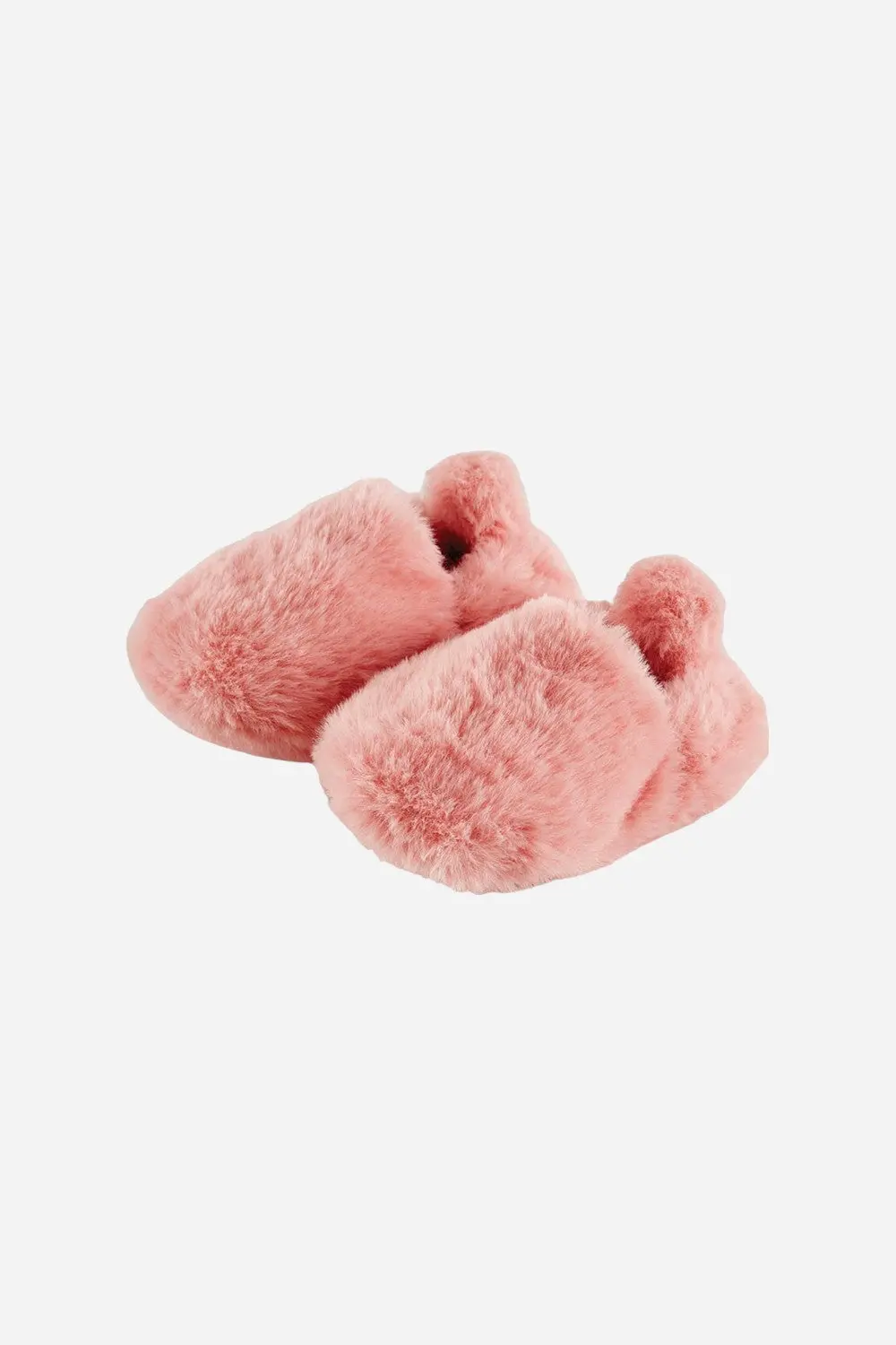 Baby Plush Slippers Pink 1