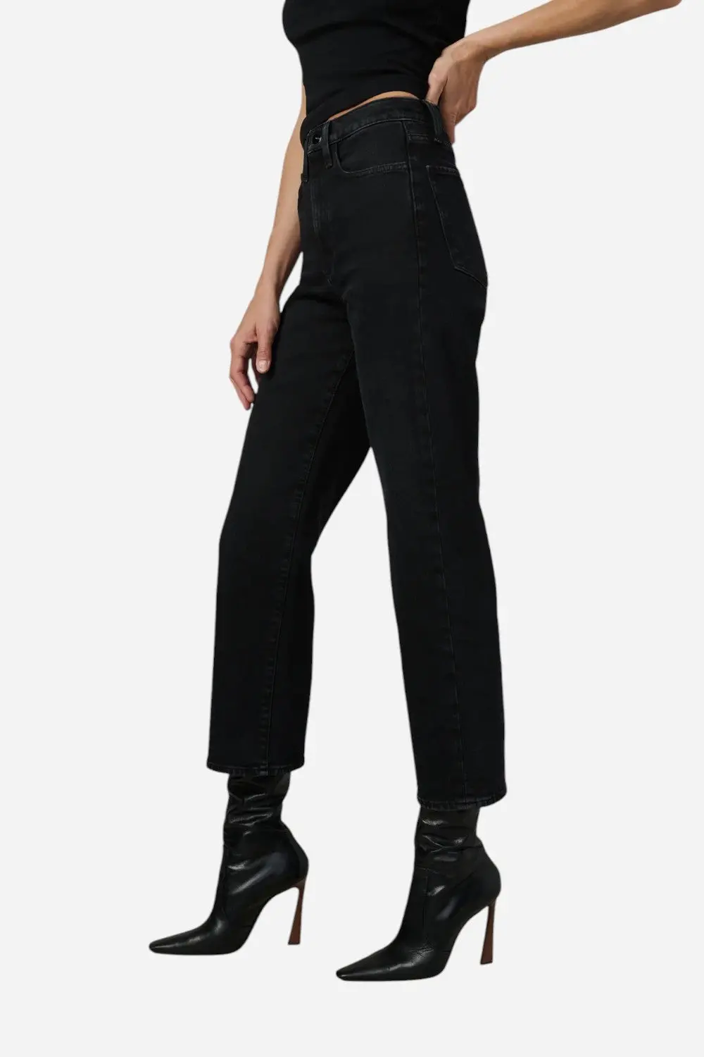 Joe's Jeans The Margot Cropped High Rise Straight In Mystique 2