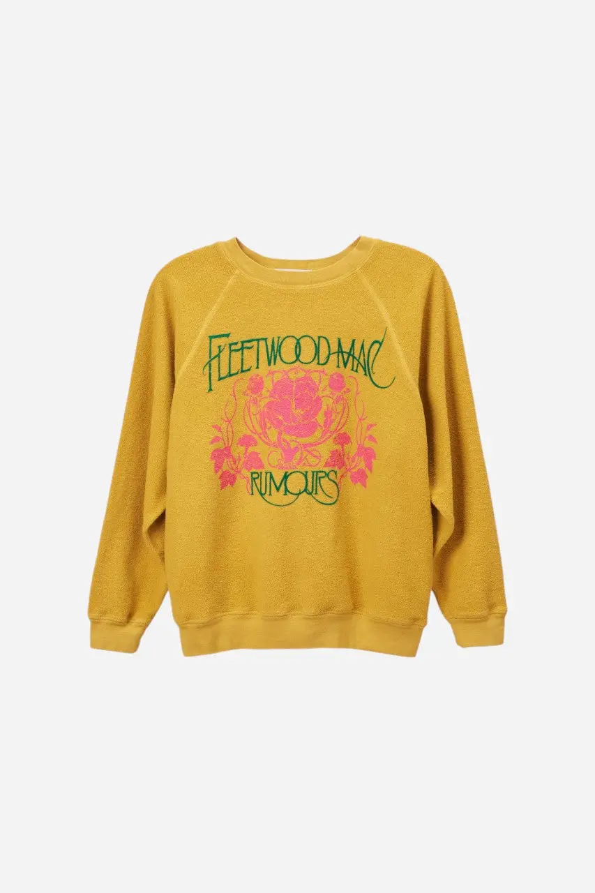 Daydreamer La Fleetwood Mac Floral Reverse Sweatshirt 1