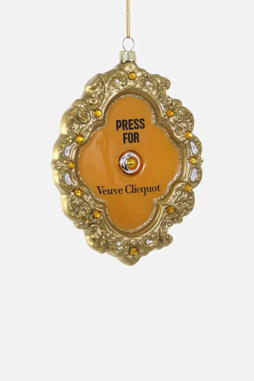 Press For French Champagne Ornament 1