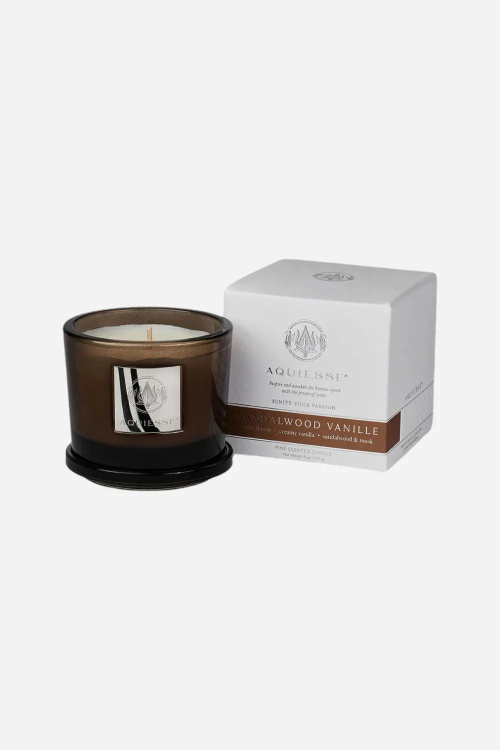 Aquiesse Sandalwood Vanilla Medium Candle 1