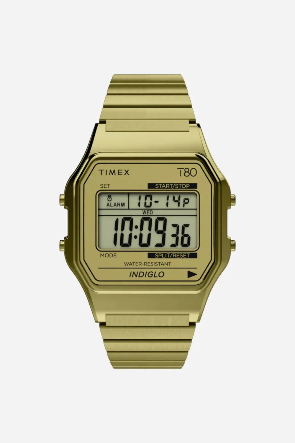 Timex T80 34Mm Stainless Steel Expansion Band Watch 1