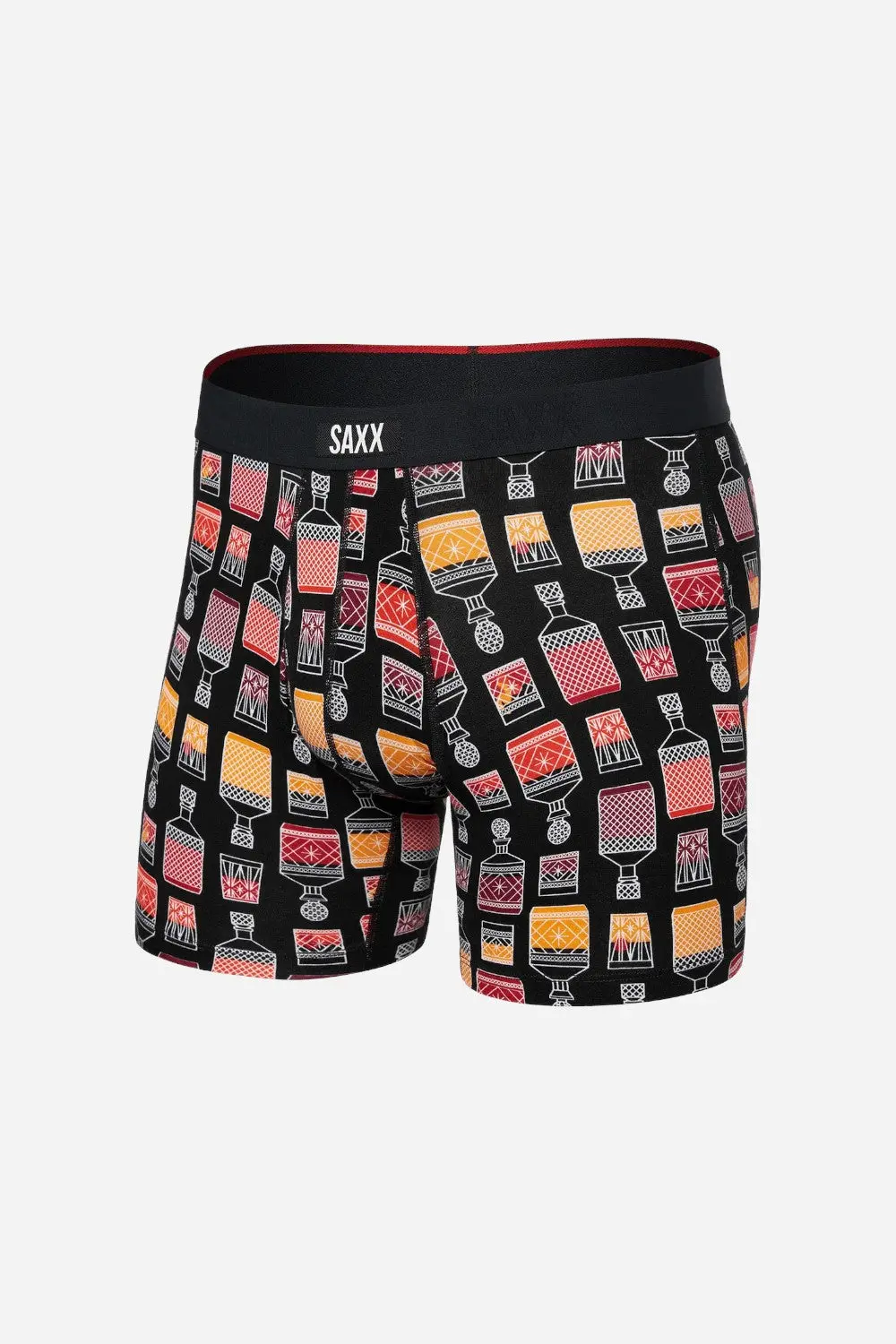 Saxx Vibe Xtra Super Soft Boxer Brief In Top Shelf-Black 1