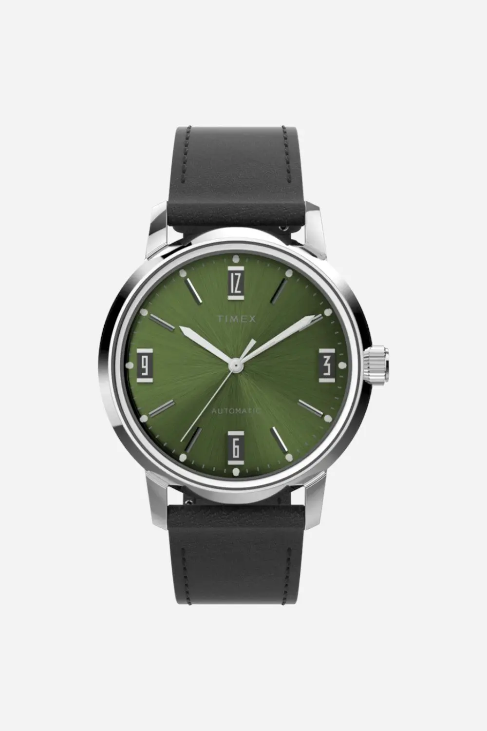 Timex Marlin® Automatic 40Mm Leather Strap Watch 1