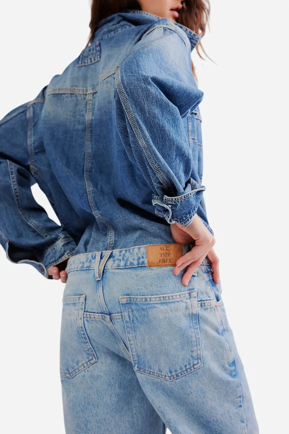 Free People Deep Trance Dropped Boyfriend Jeans In Sweet Dreams 5