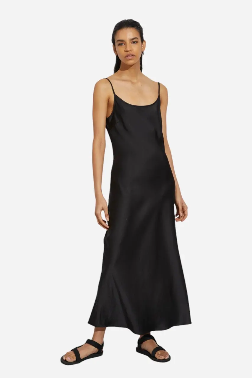 Saint Art Haley Slip Dress Black 1