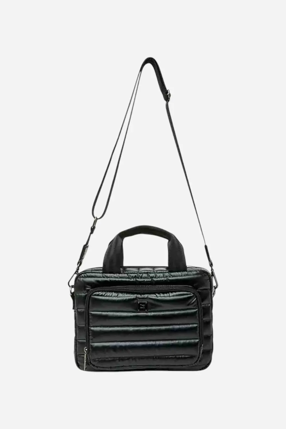 Think Royln Stowaway Toiletry Case In Pearl Black 1