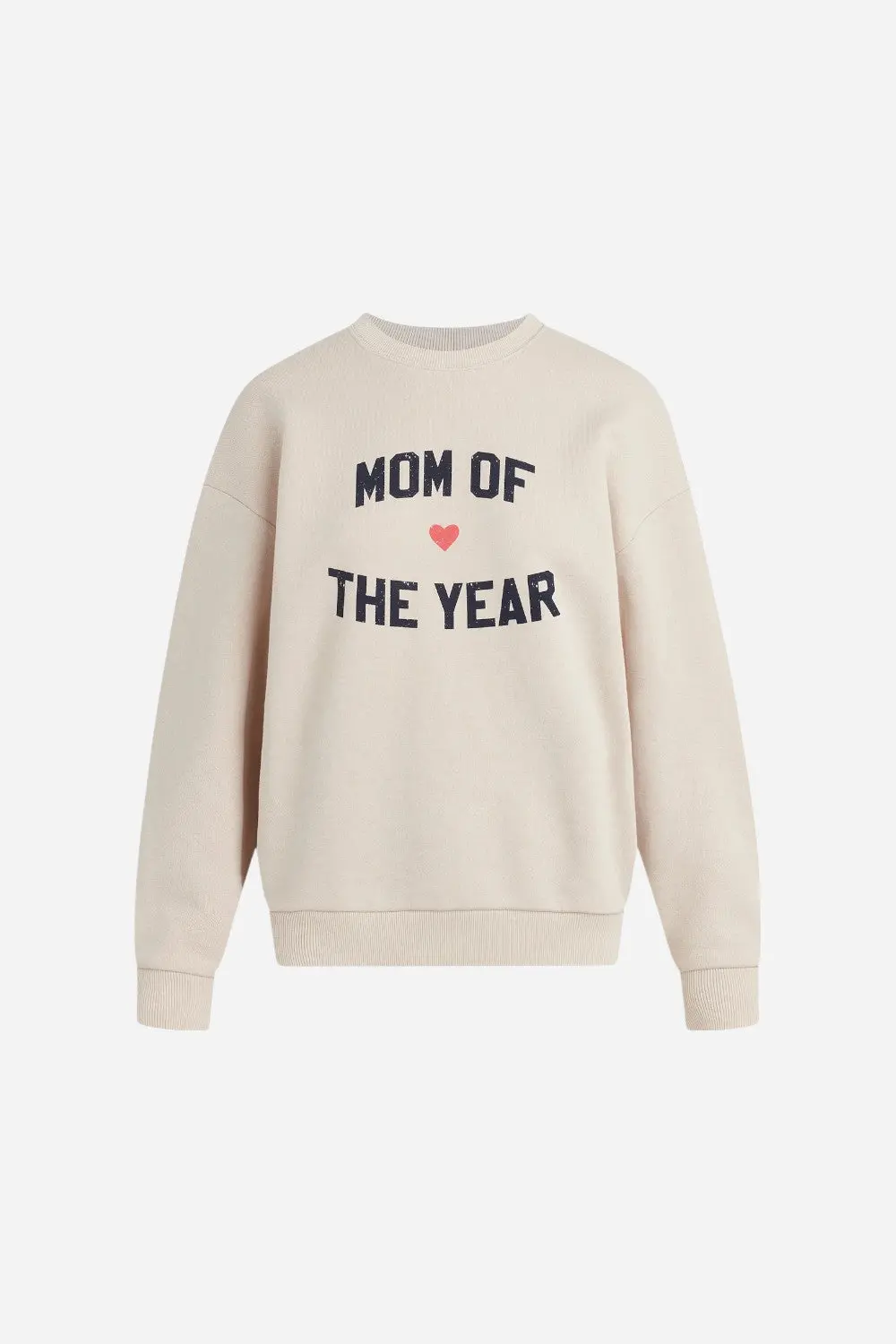 Favorite Daughter Mom Of The Year Sweatshirt In Heather Oatmeal 1