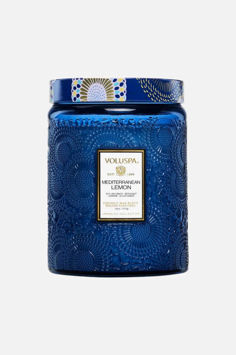 Voluspa Mediterranean Lemon Large Jar Candle 1