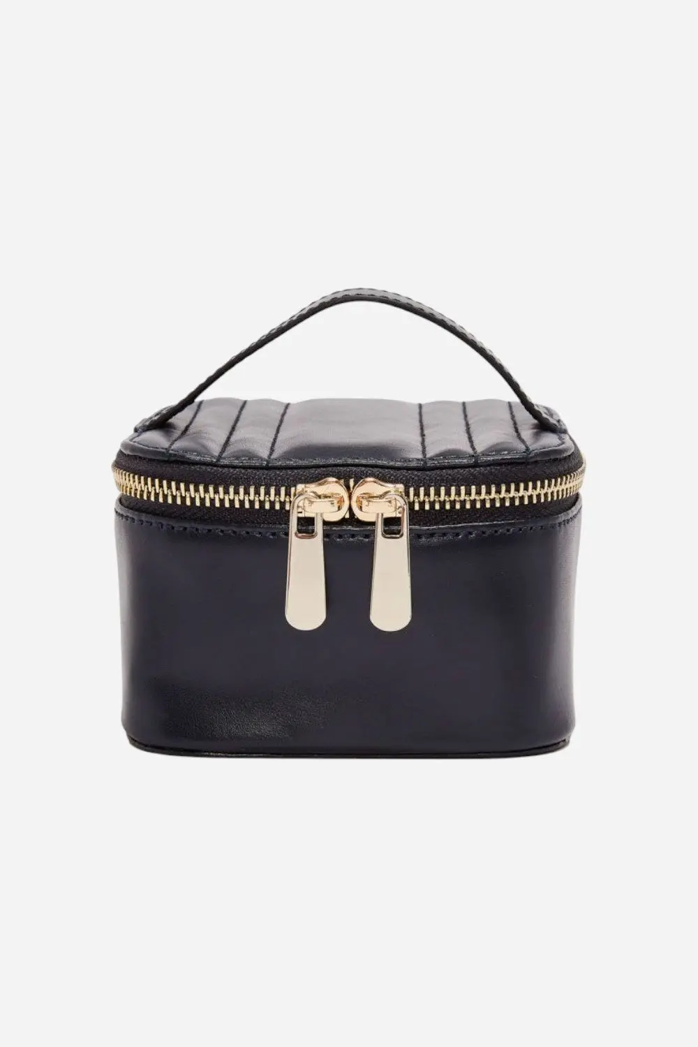 Wolf 1834 Maria Zip Jewelry Cube In Navy 1