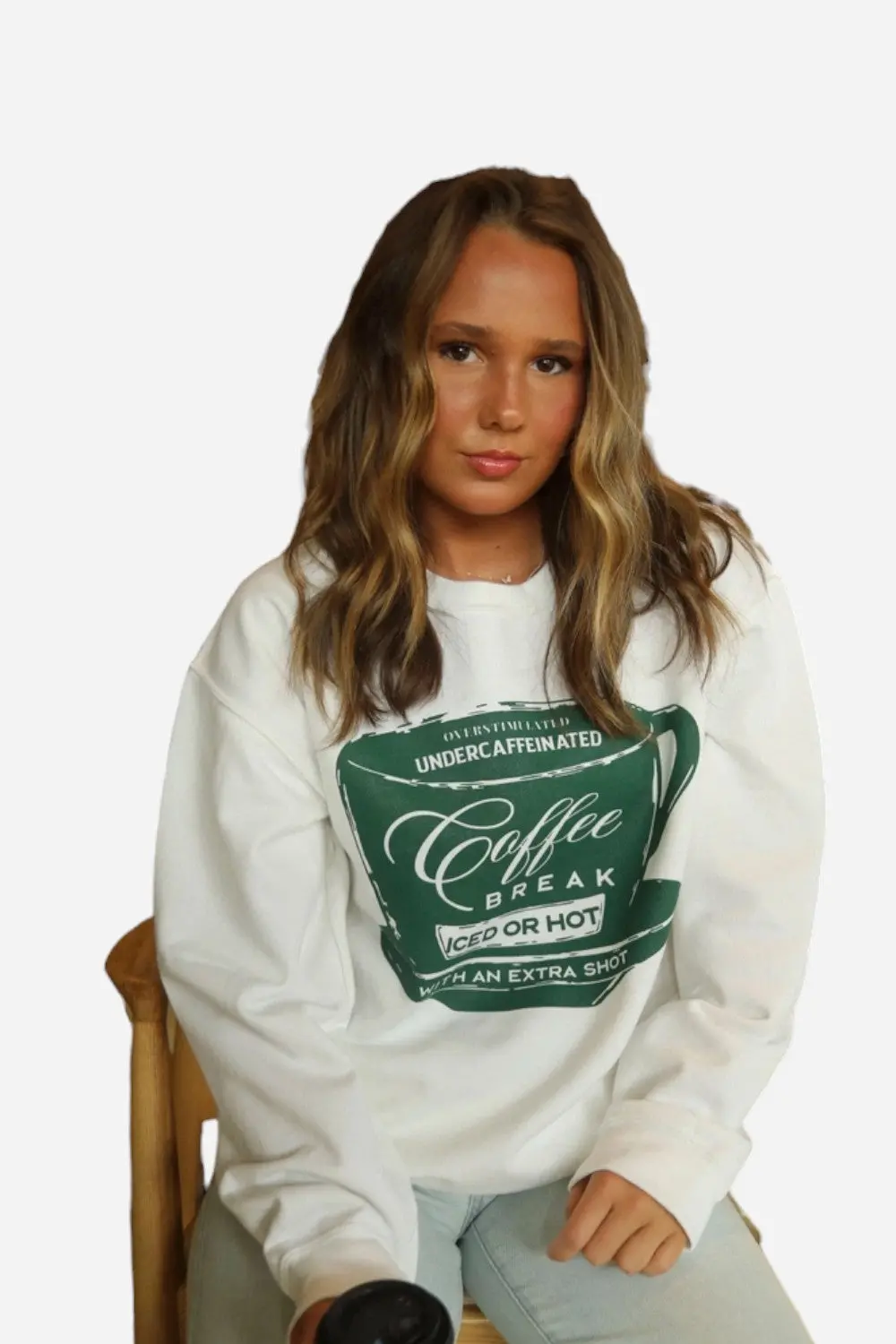 Friday + Saturday Coffee Break Sweatshirt 1