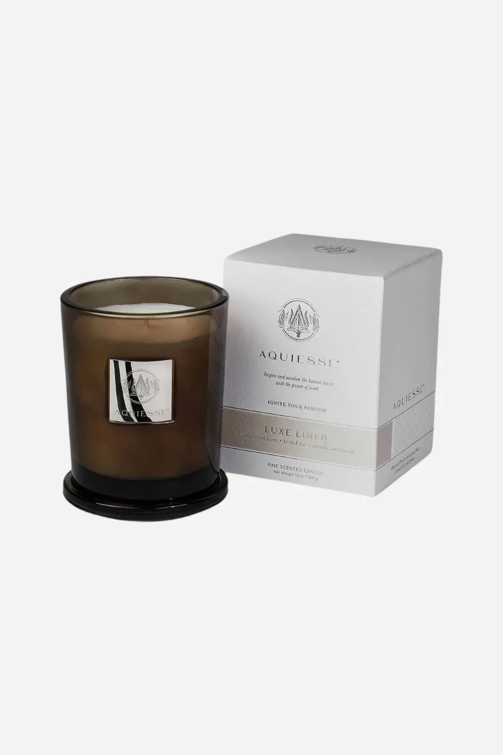 Aquiesse Luxe Linen Large Candle 1