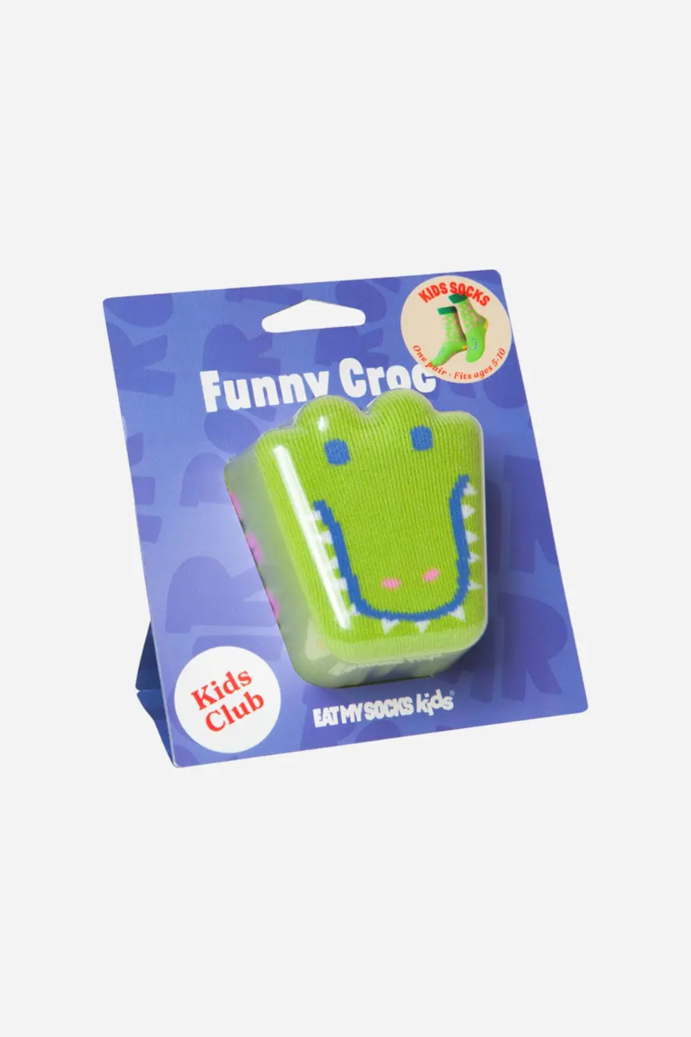 Eat My Socks Funny Croc Kids Socks 1