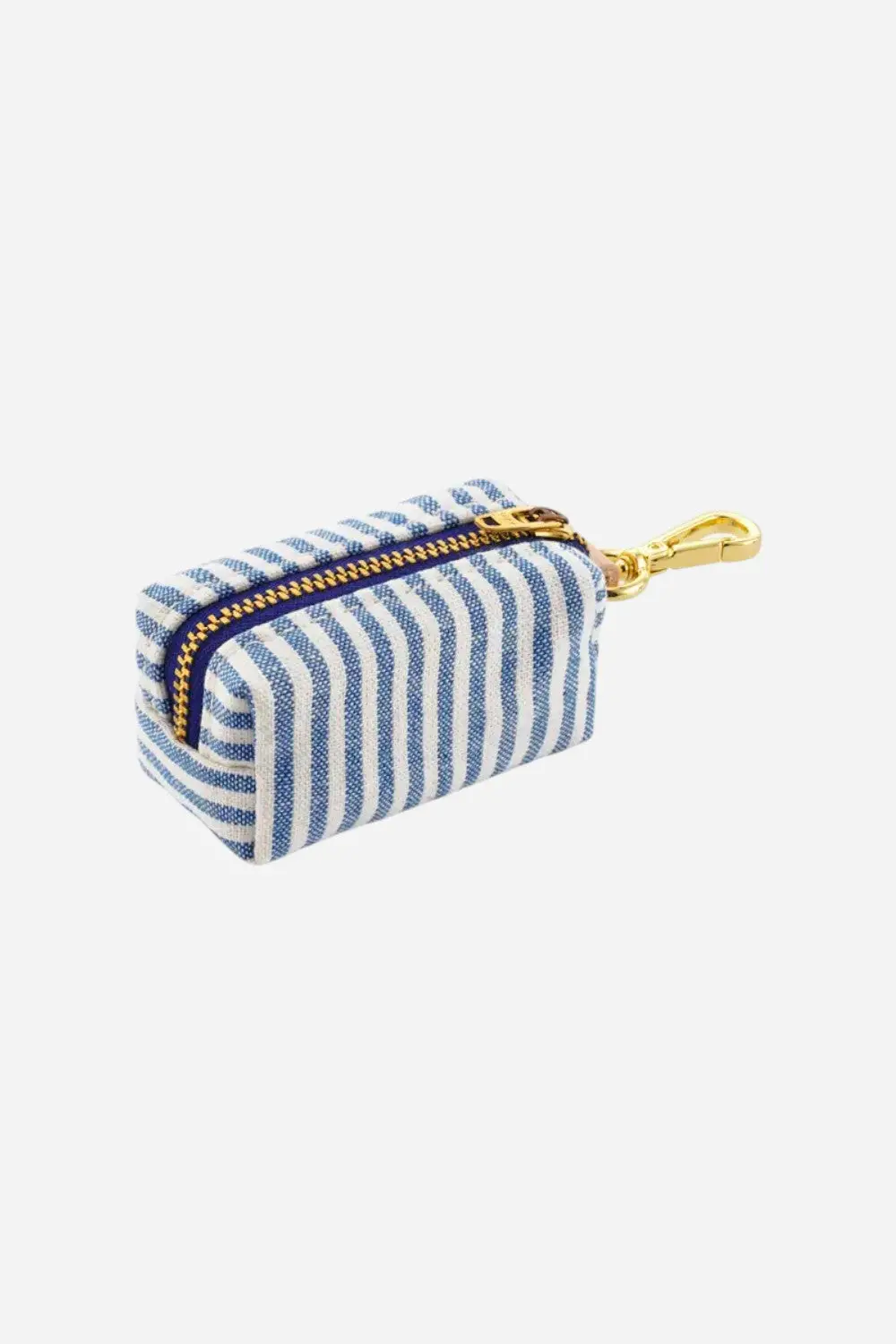 Foggy Dog Lake Blue Stripe Poop Bag Dispenser 1