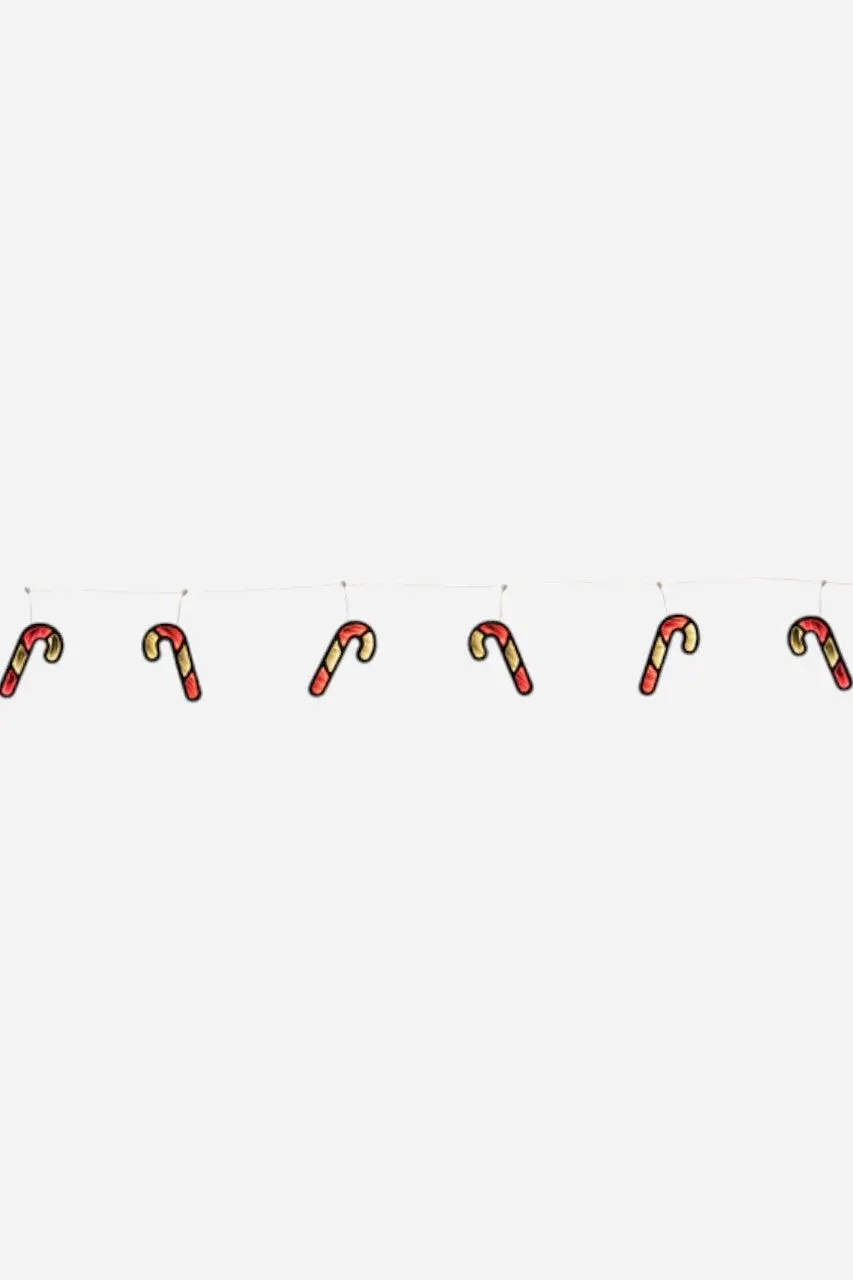 Infinity Light Candy Cane Garland 1