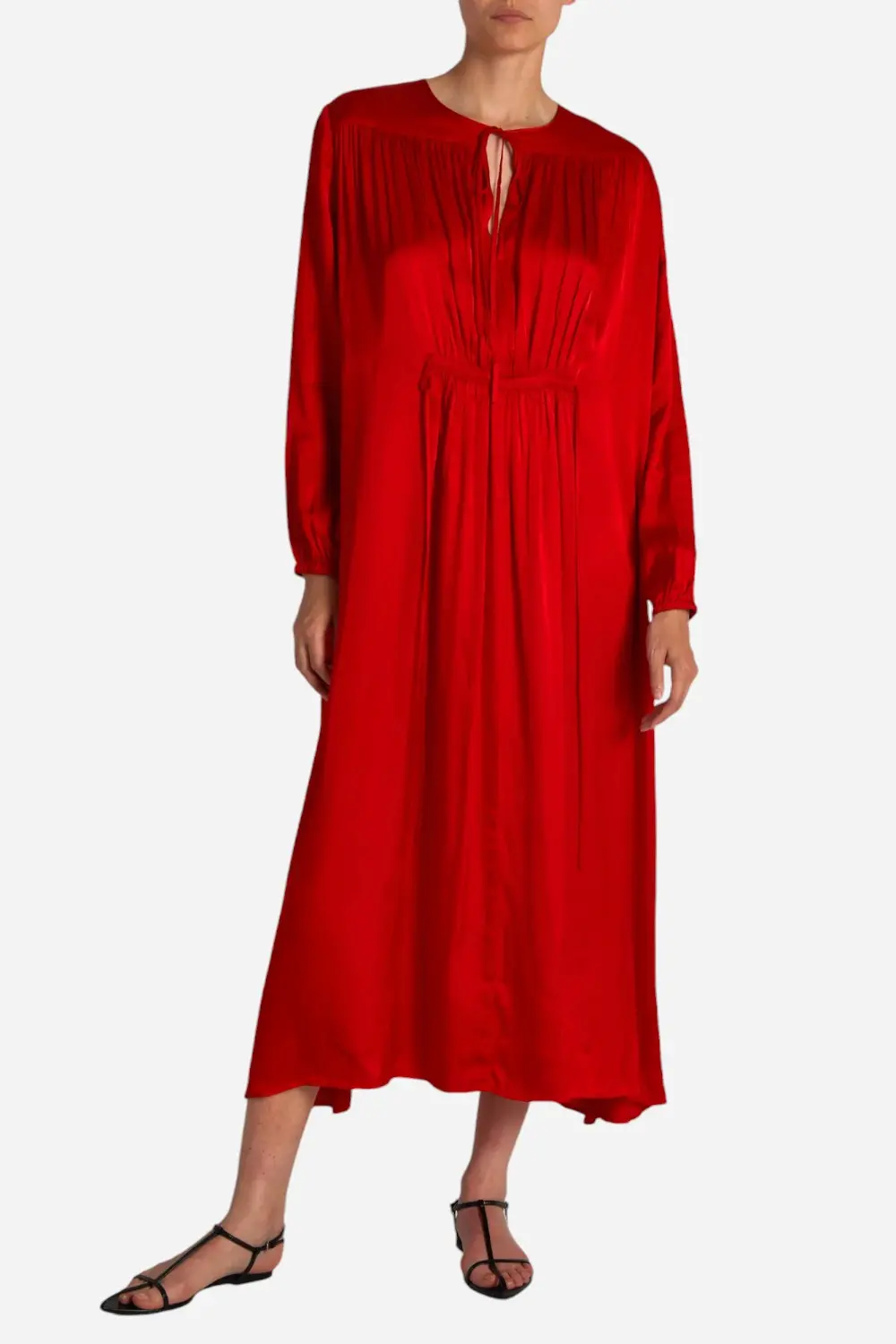 Saint Art August Maxi Dress Molten Lava 3
