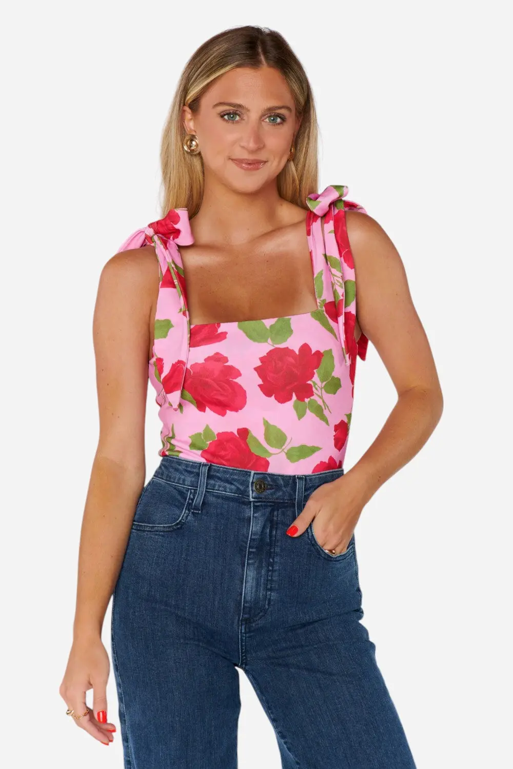 Show Me Your Mumu Gidget Bodysuit In Heart Throb Floral 1
